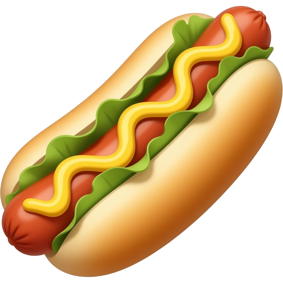 hot dog emoji