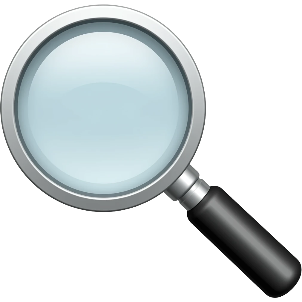 Magnifying glass emoji