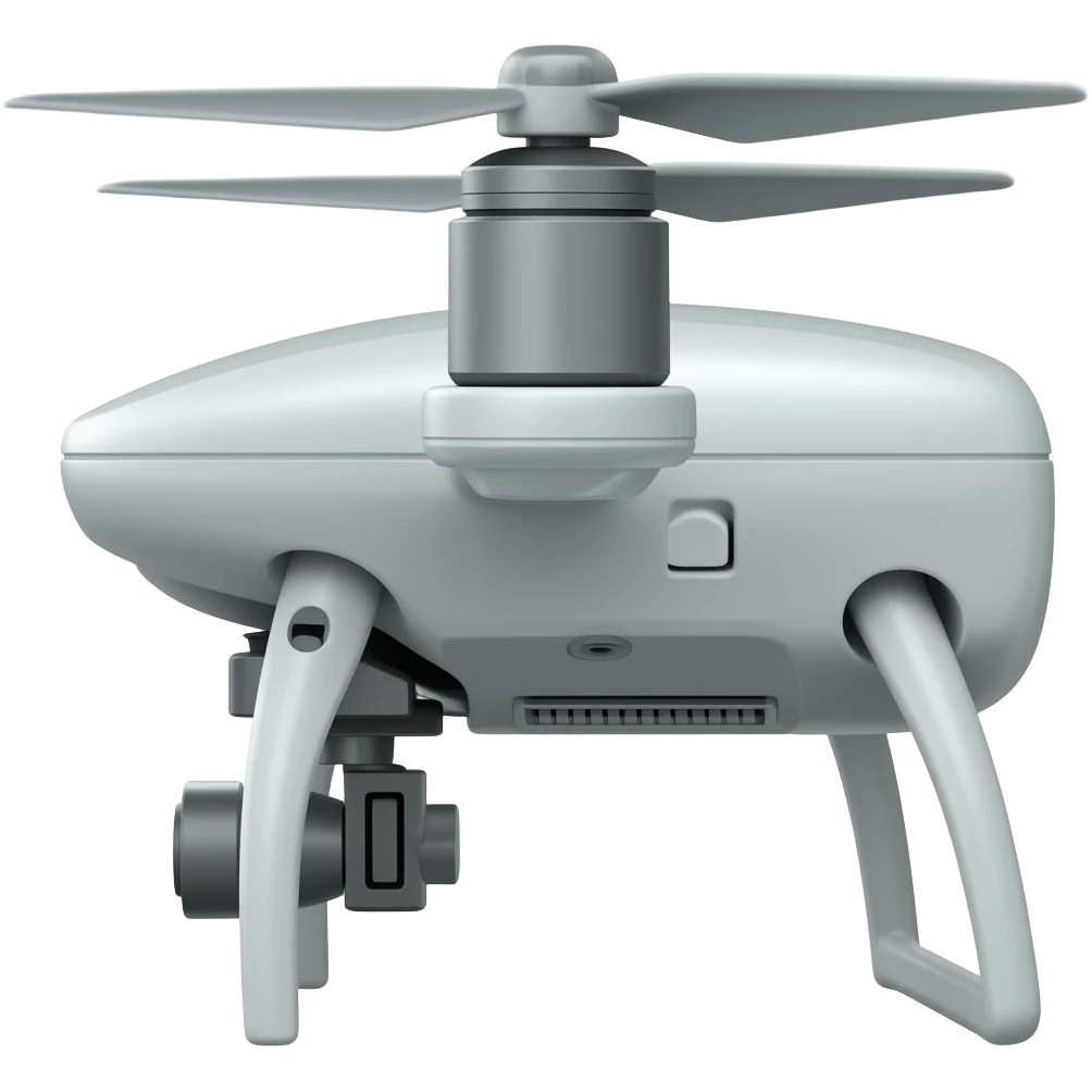 A drone as seen from sideways emoji