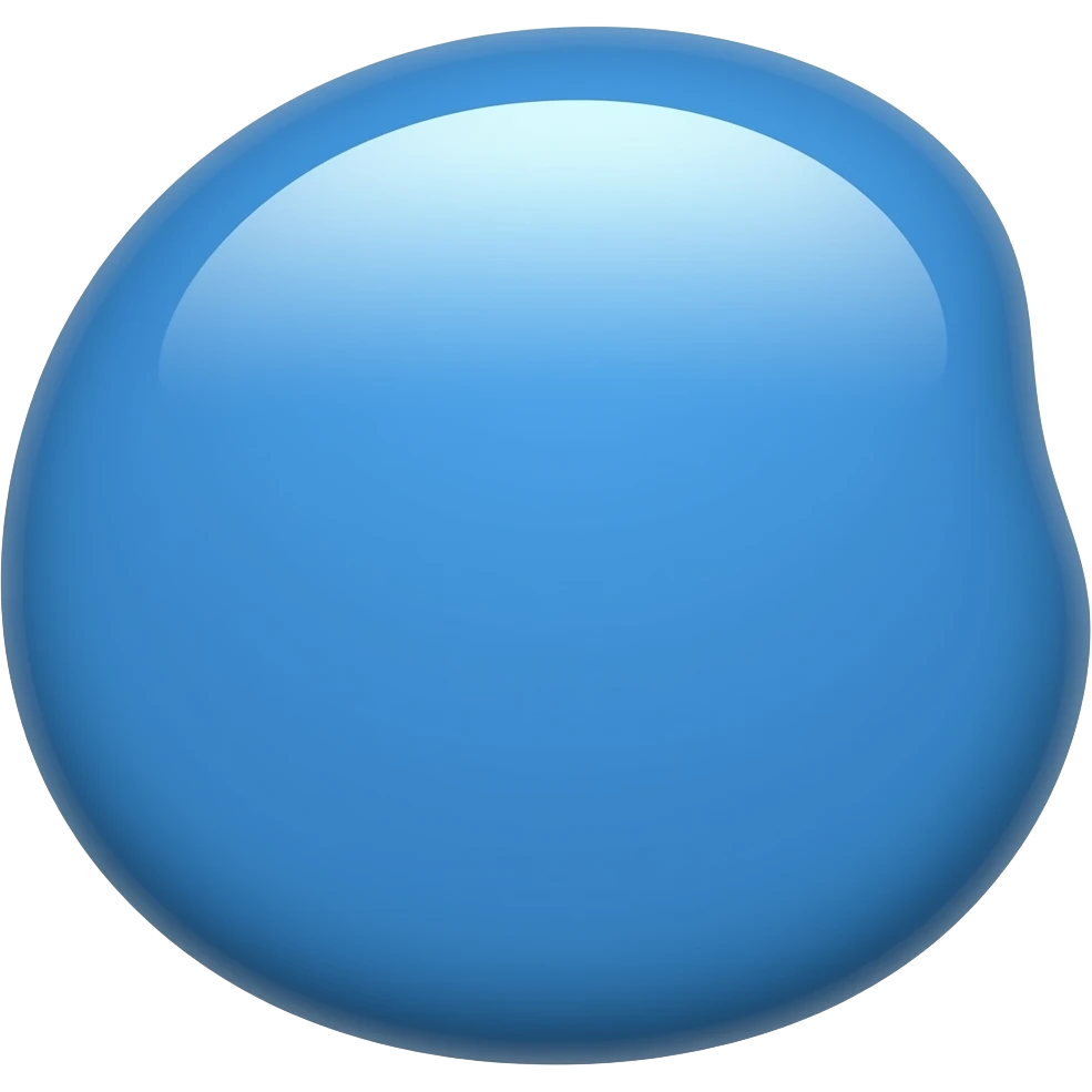 Tinta de pinta azul emoji