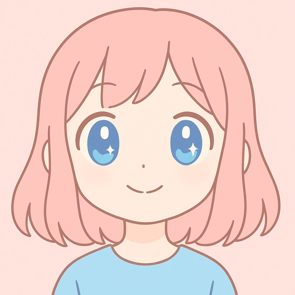 a girl's face, anime style, expressive eyes, gentle smile emoji