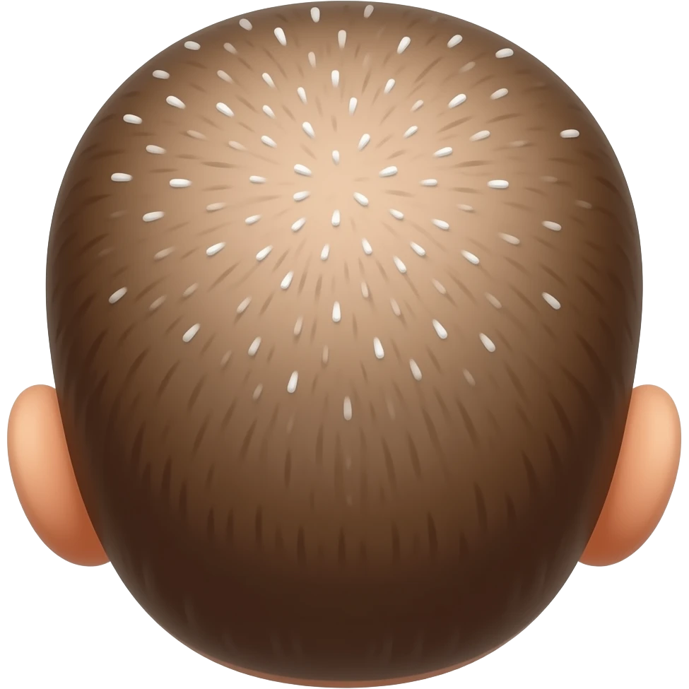 white flakes mean tiny fungus, “malassezia,” is PARASITIZING on my SCALP! emoji