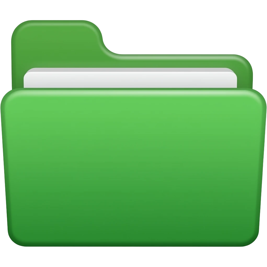 emoji  de carpeta sea verde emoji