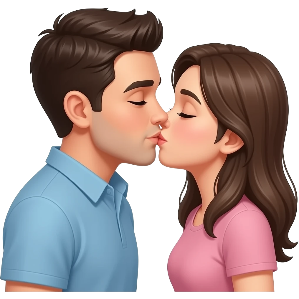 Couples kissing emoji