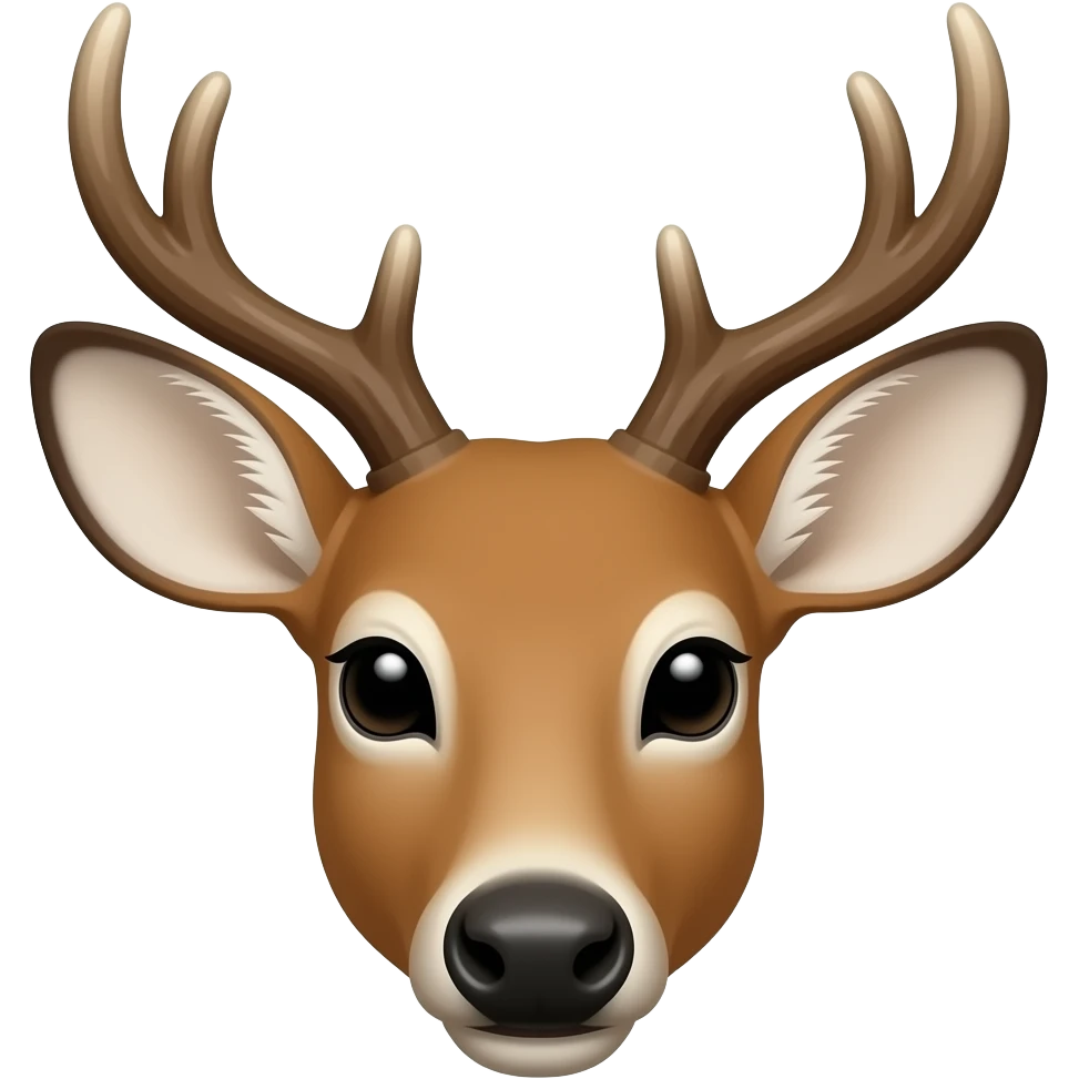 deer head emoji
