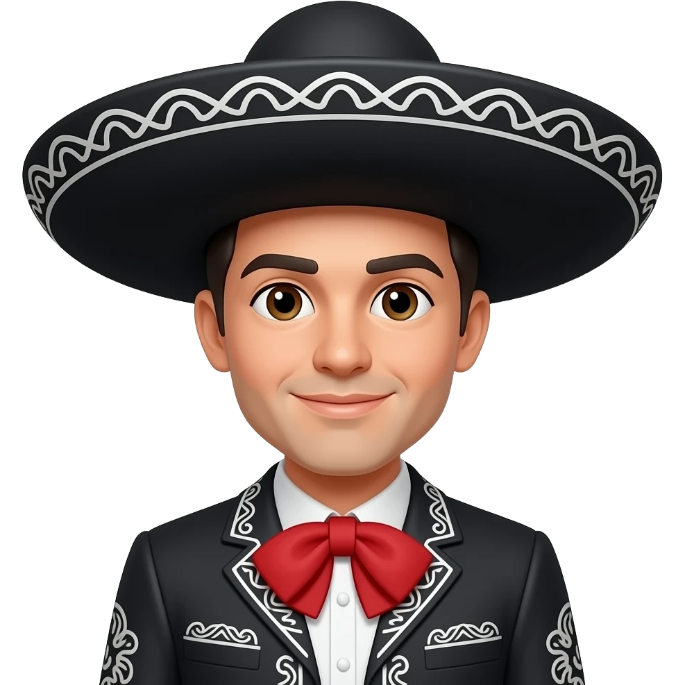 Haz un emoji de mariachi emoji