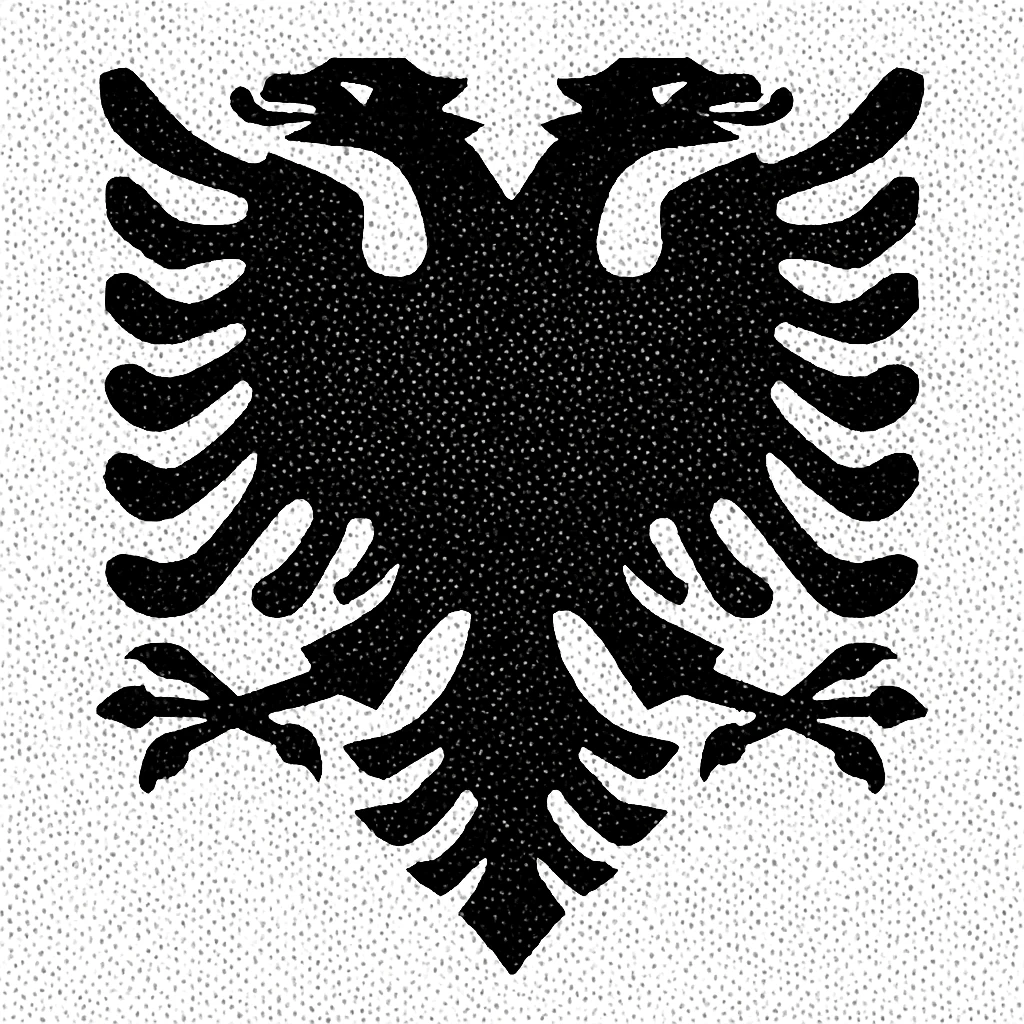 albanian eagle, bold, dramatic, high contrast, no text emoji
