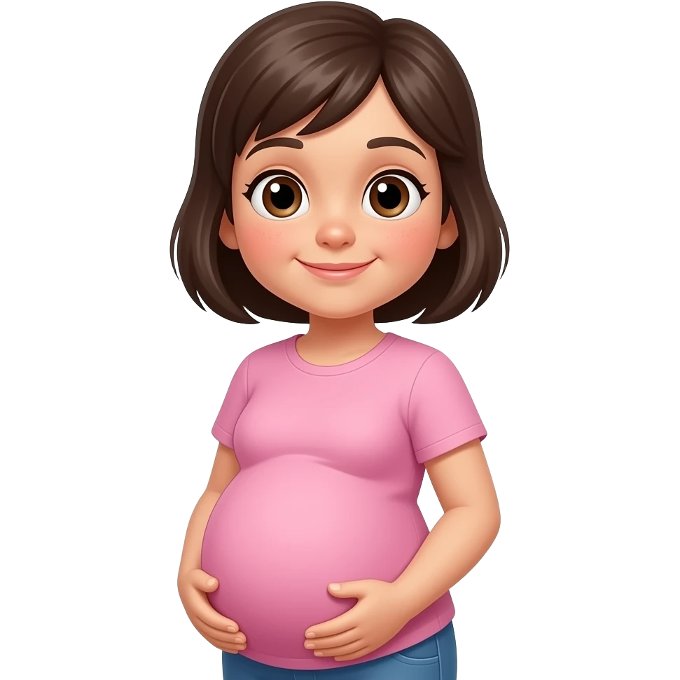 Pregnant kid emoji