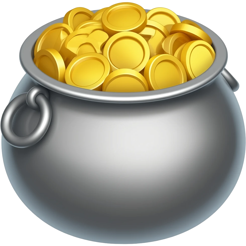 Pot of gold emoji
