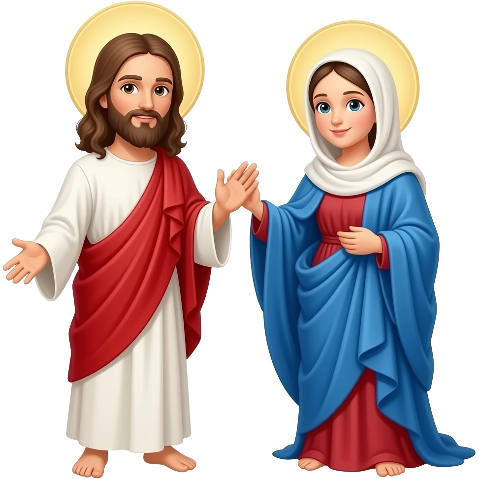 Jesus defending Mary Magdalene emoji