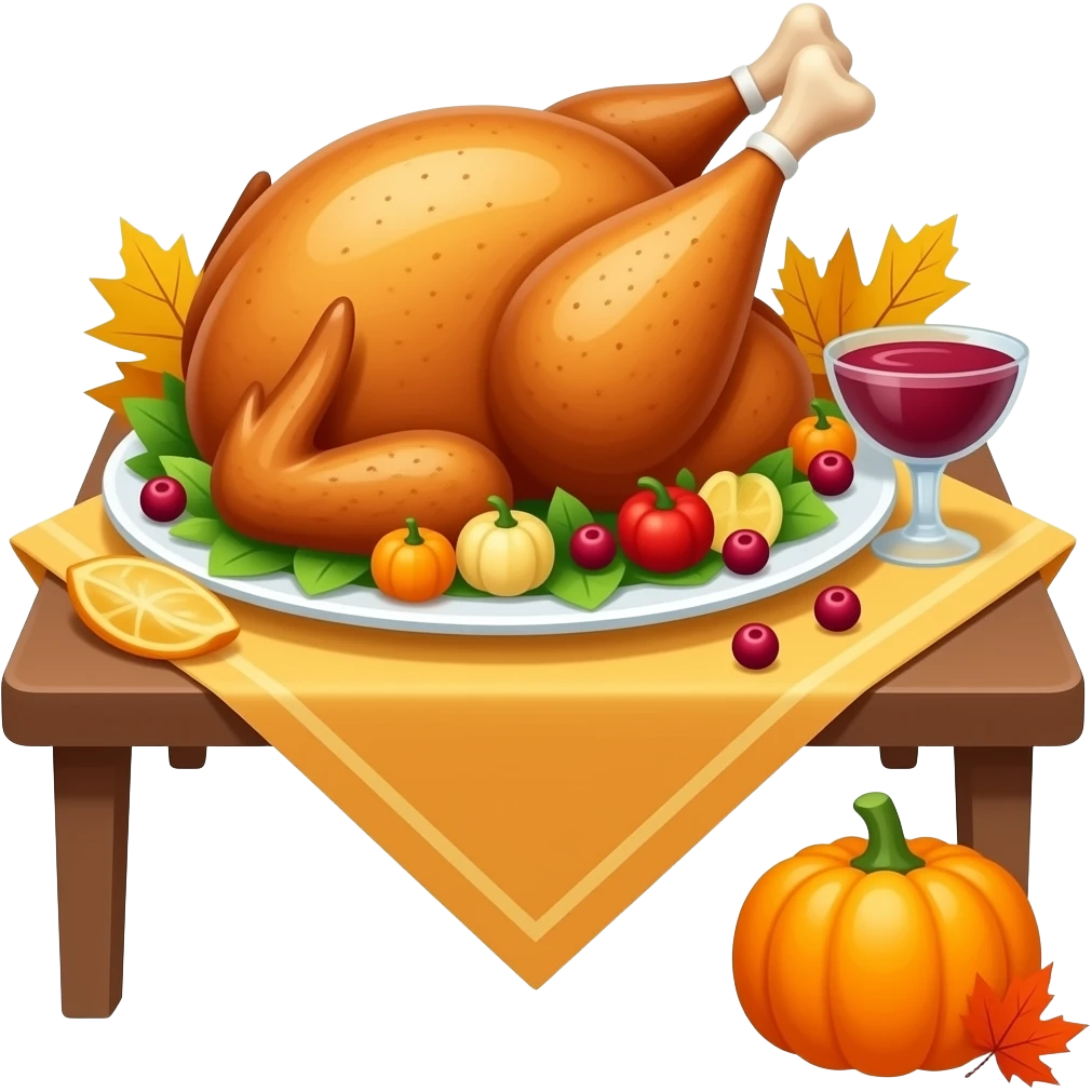 Thanksgiving and autumn vibes emoji