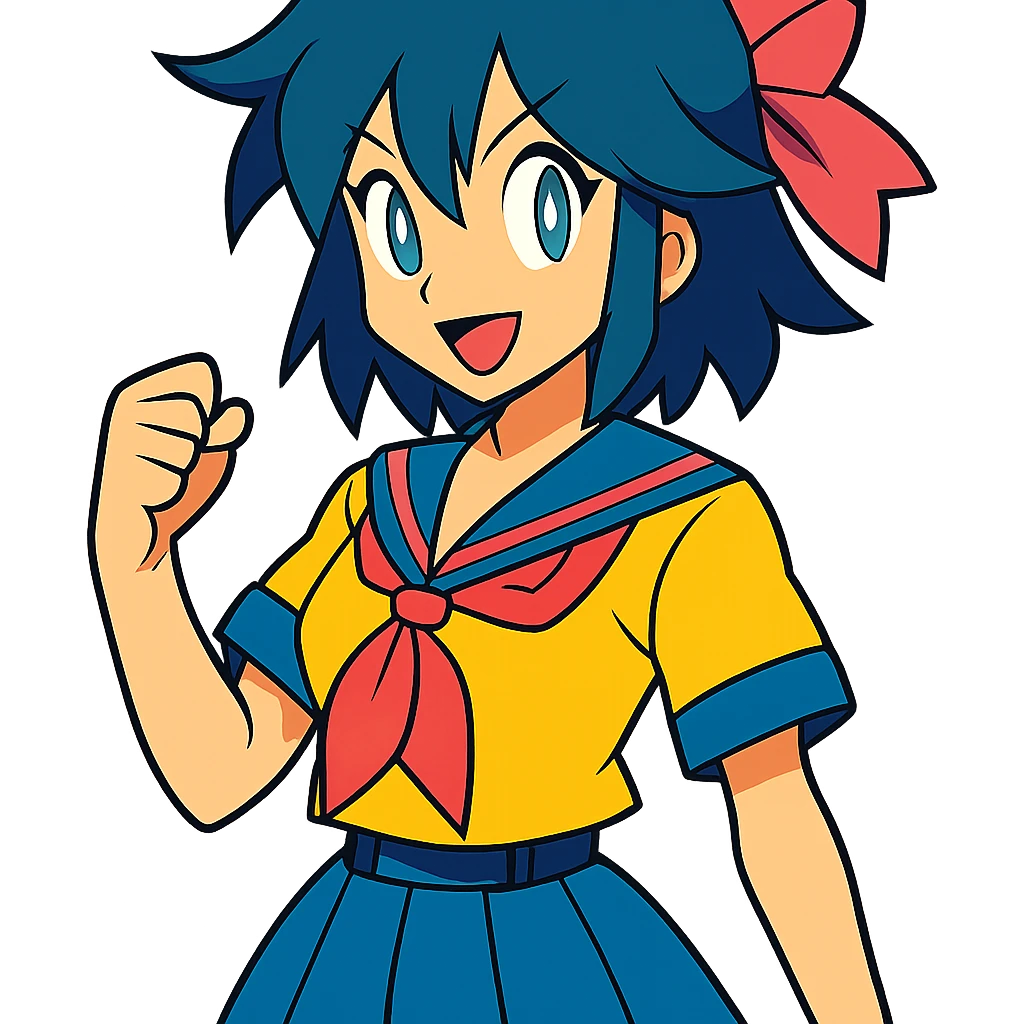 anime character in vibrant toon style emoji