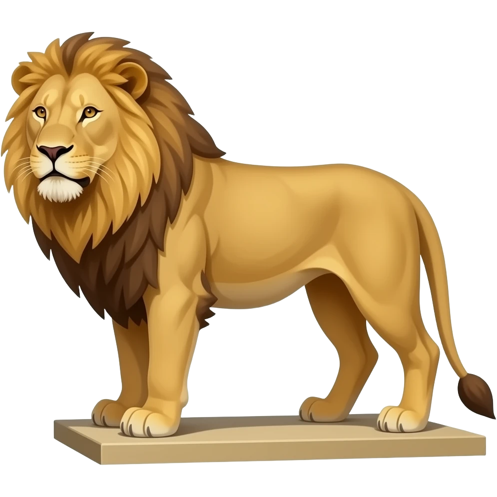 statue of lion emoji