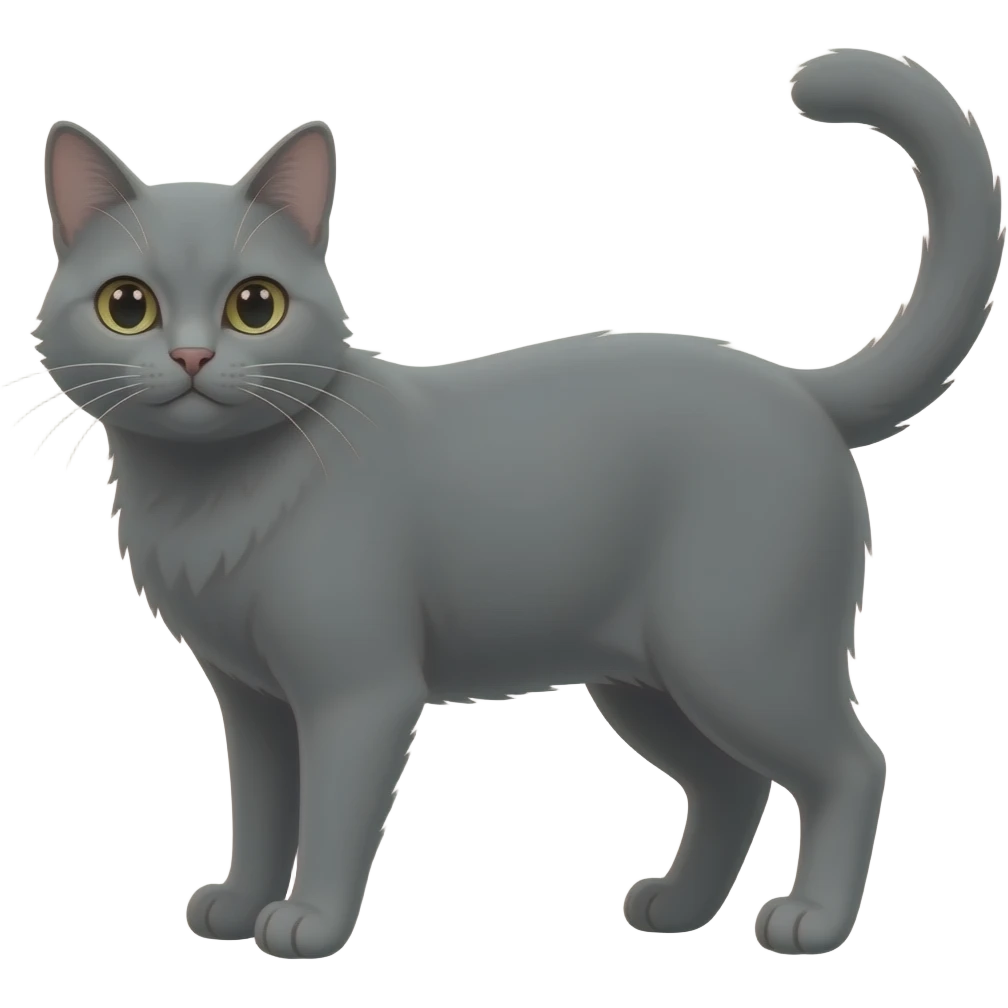 GREY CAT emoji