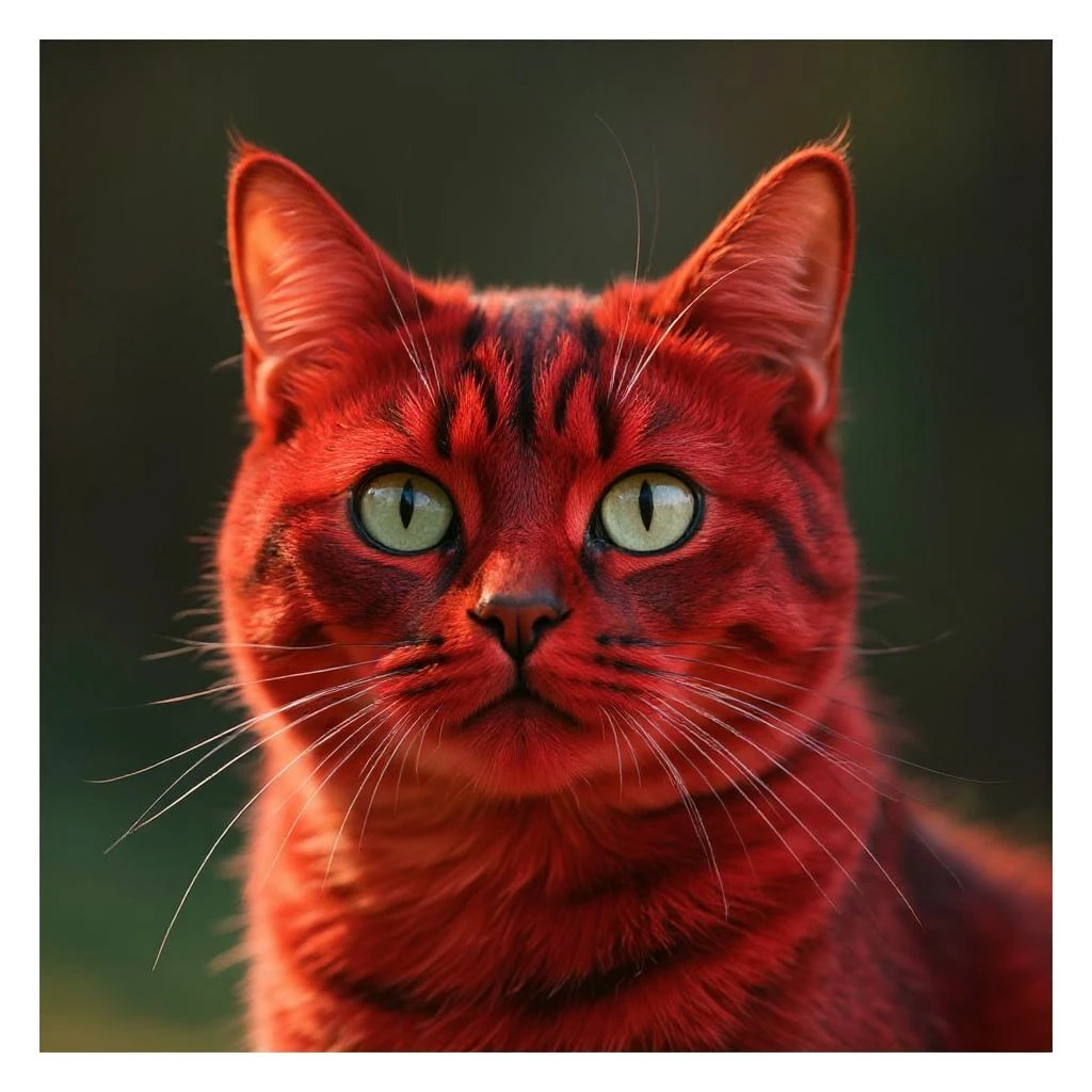 make the cat red emoji