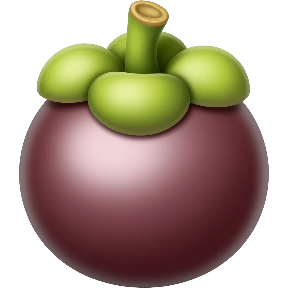 Mangosteen emoji