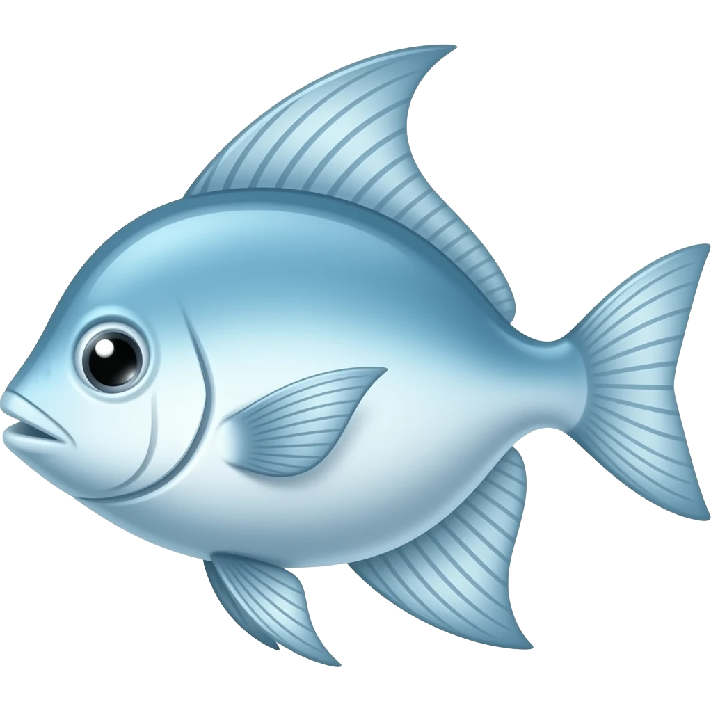 light blue fish emoji emoji