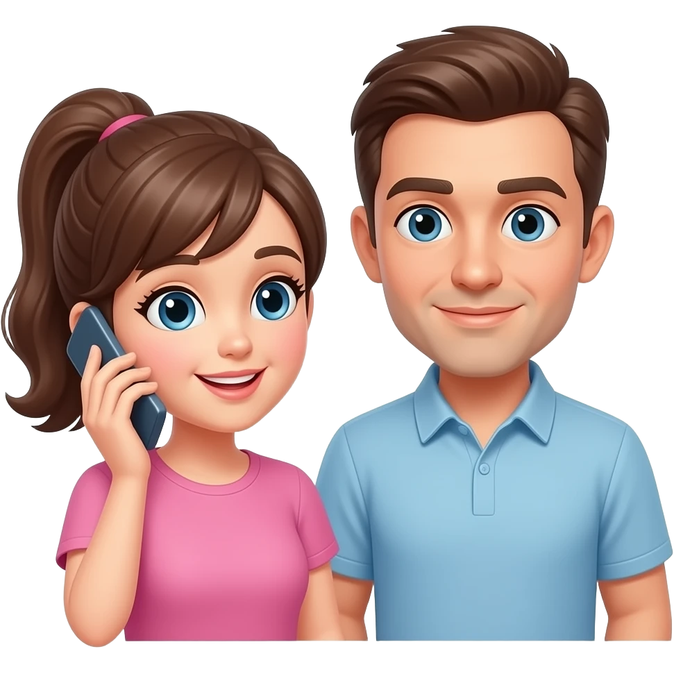 girl on the phone talking to her man emoji