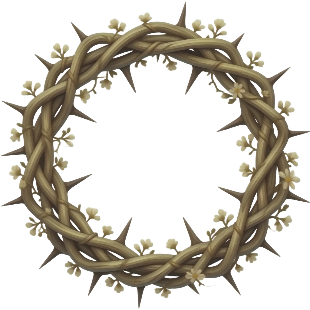Crown of thorns emoji