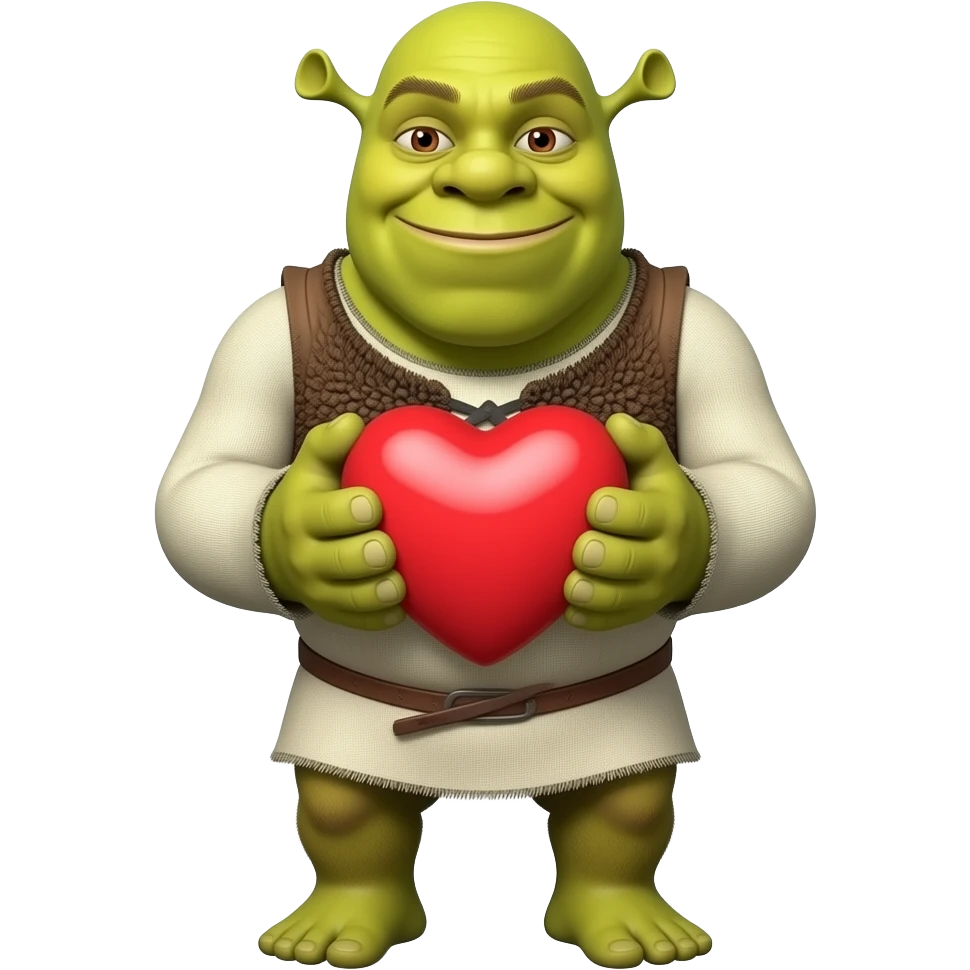 shrek heart emoji
