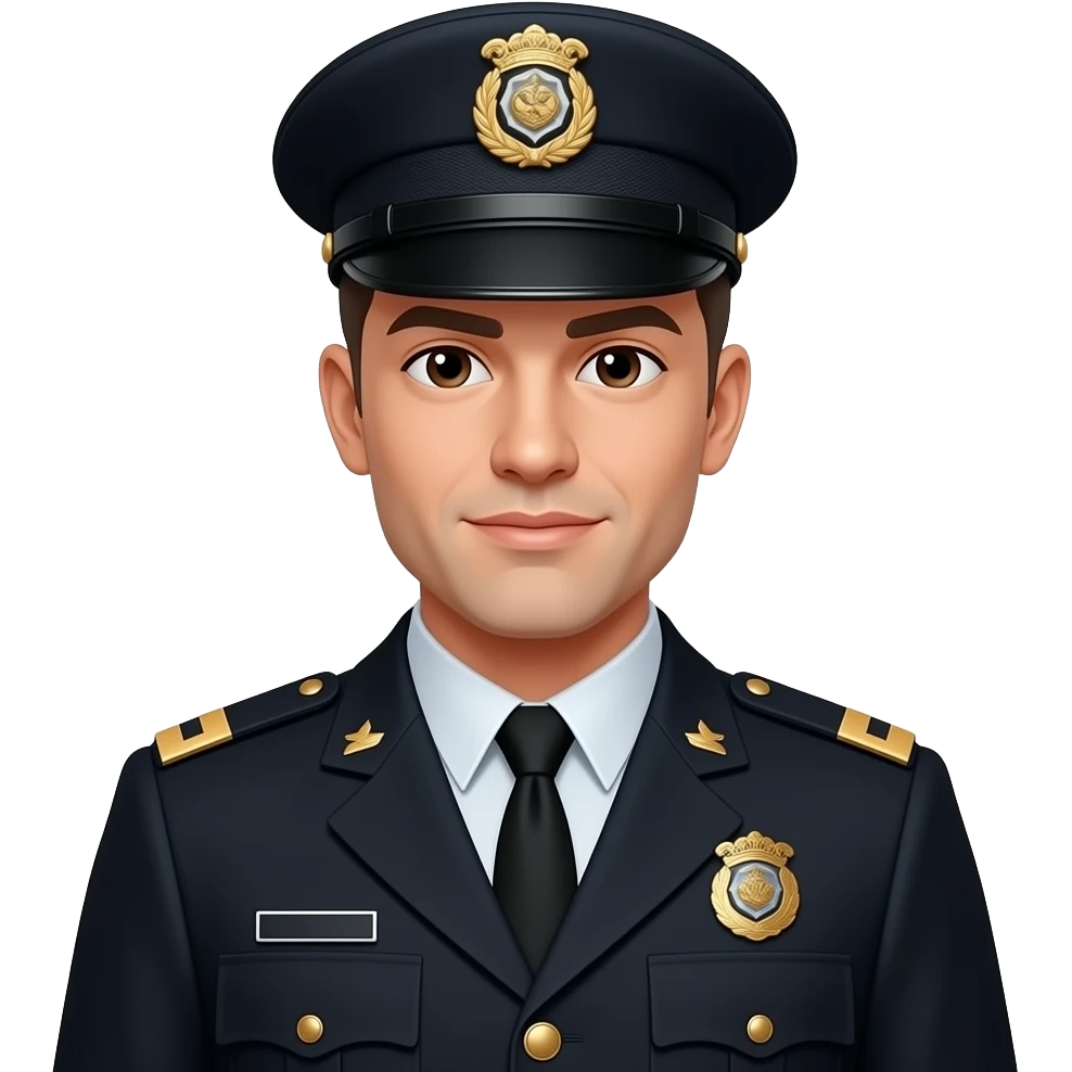 ضابط عسركي نازي بزيه الانيق الاسود والاحرم emoji