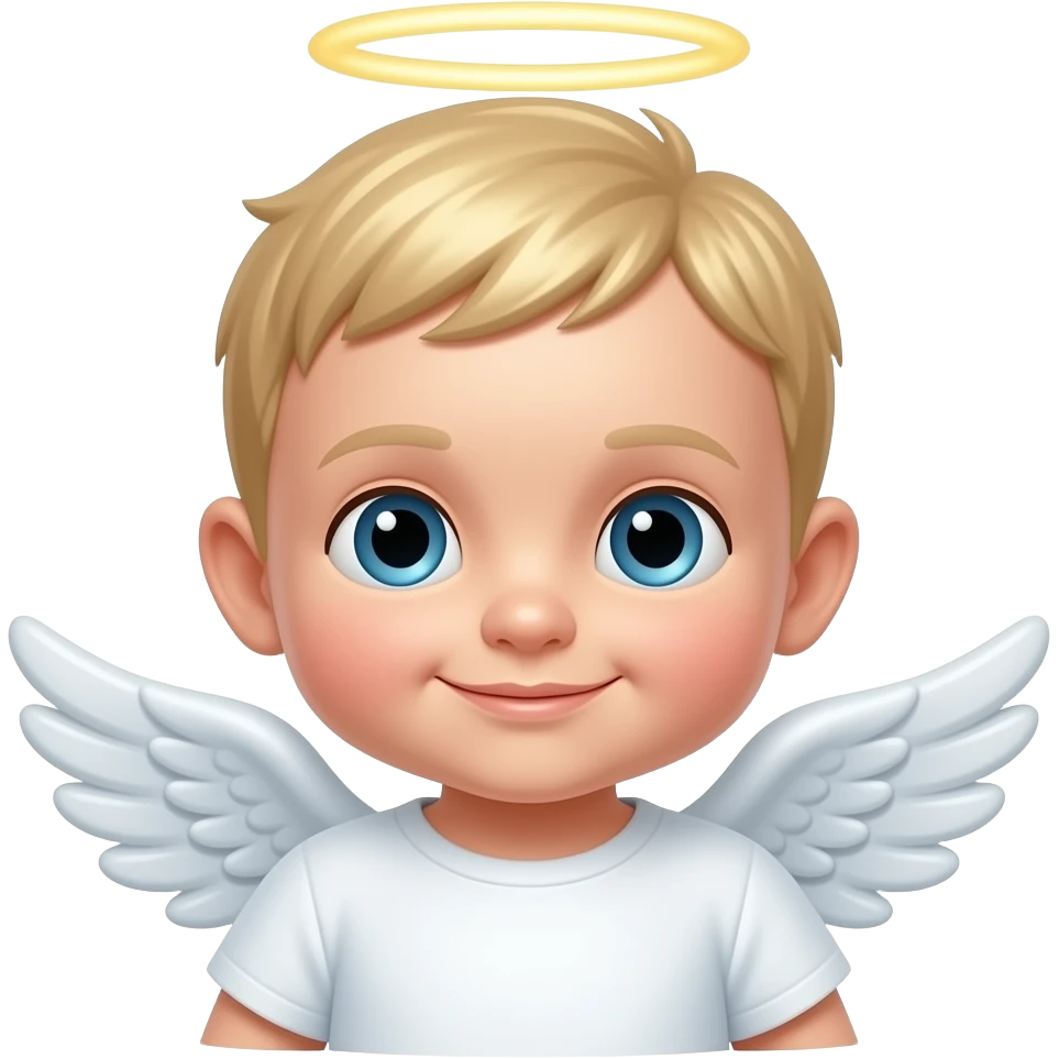 Angel baby emoji