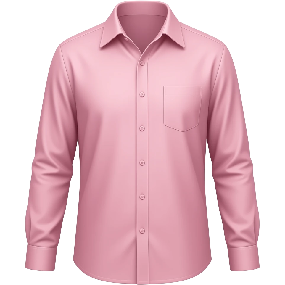pink blause without buttons and long sleeve emoji