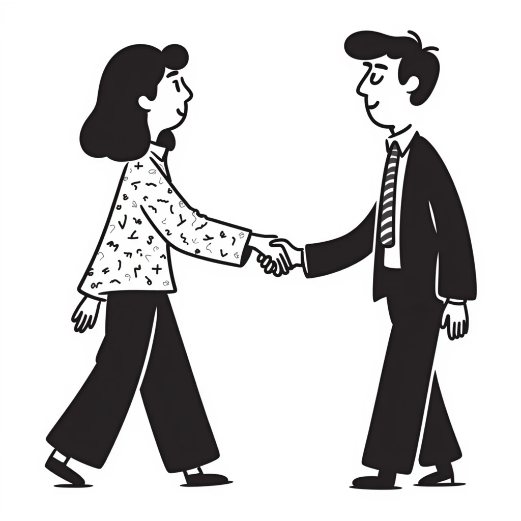 iran and america shaking hand emoji