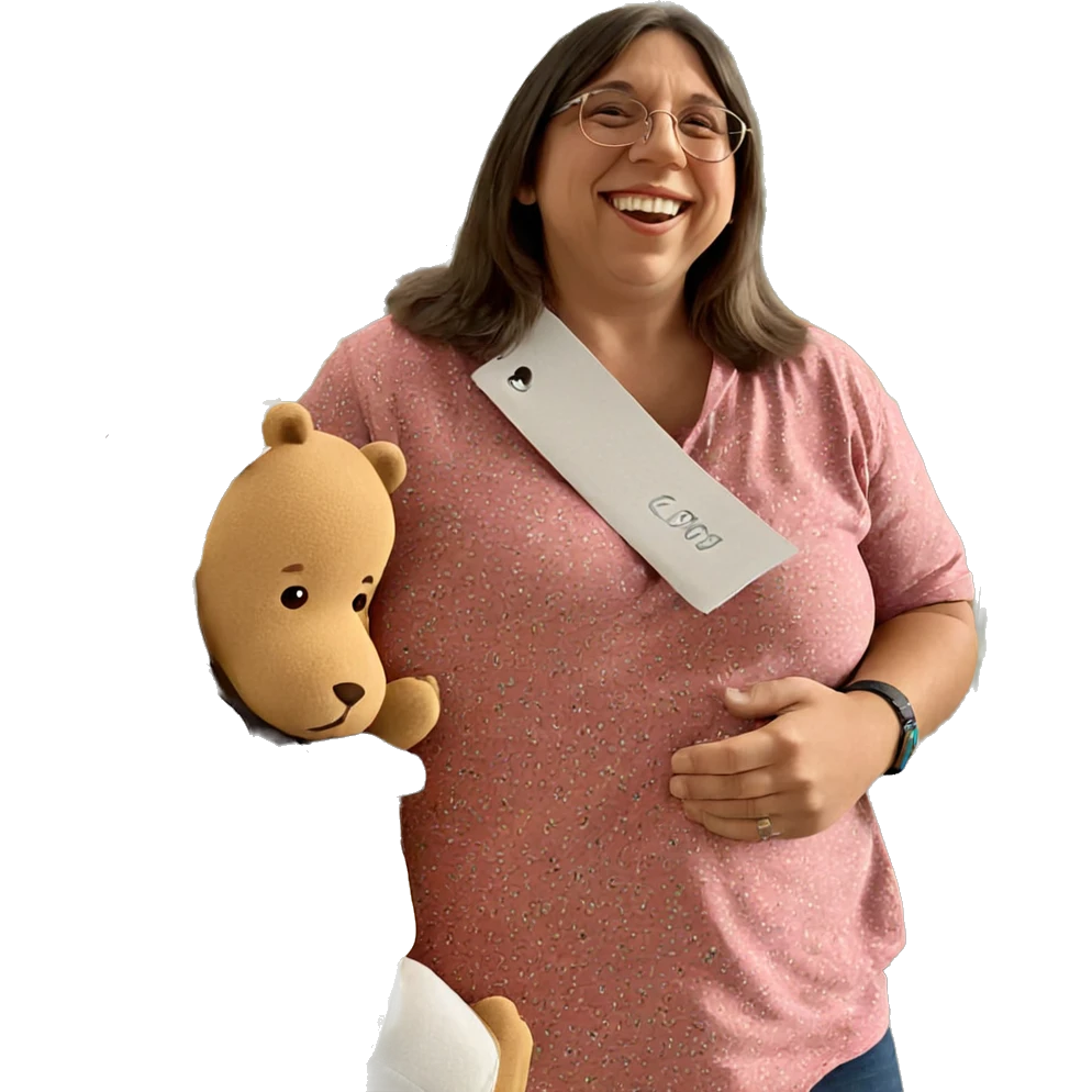 boy with stuffed teddy bear emoji