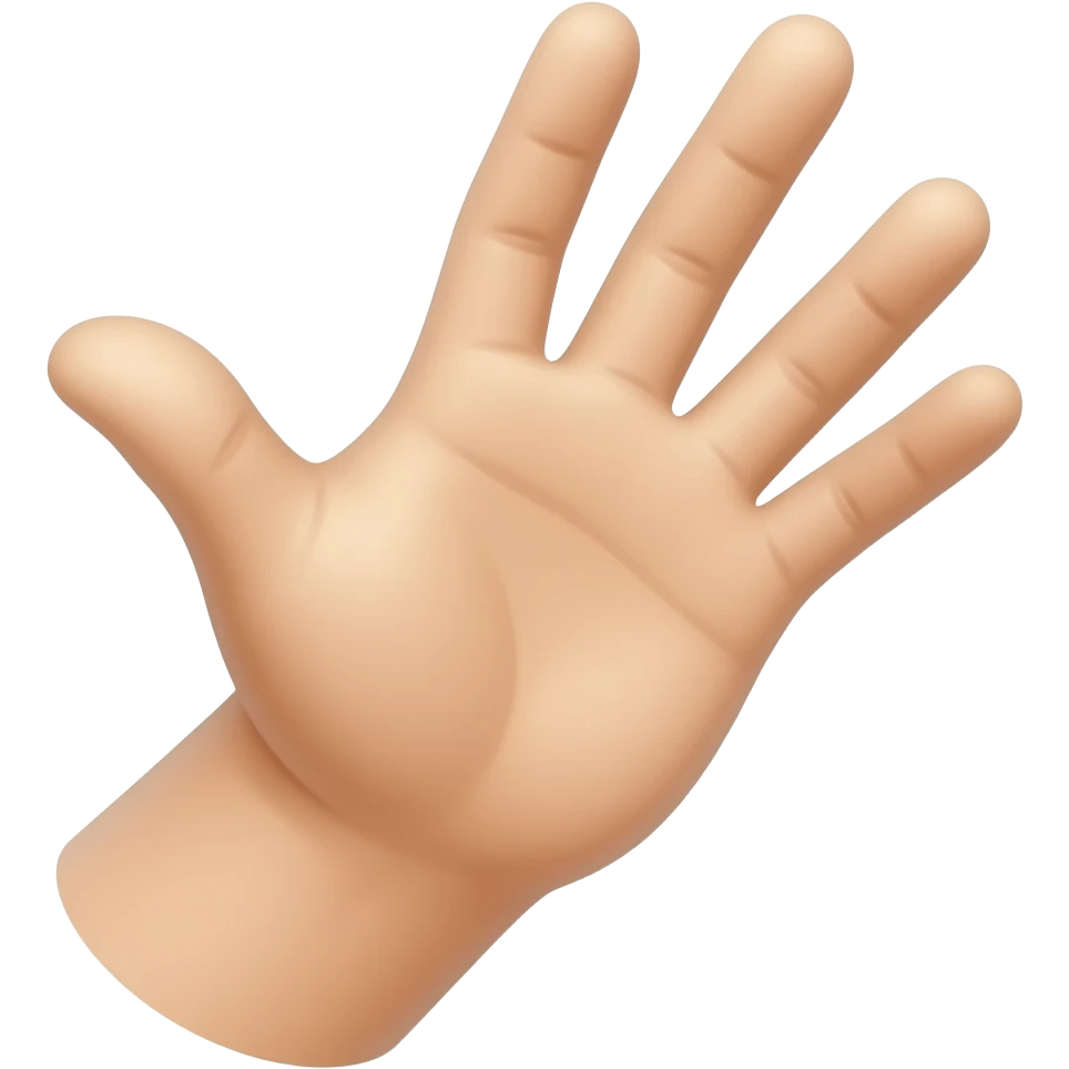 hand catch another arm emoji