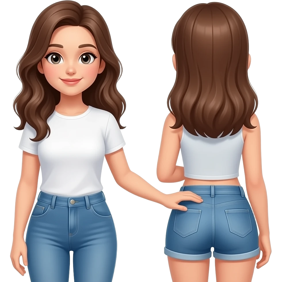 Une meuf qui touche les fesses d'une autre meuf emoji