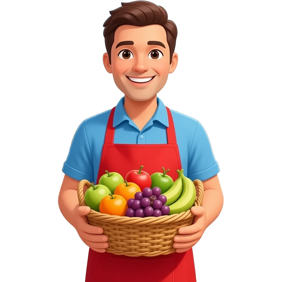 Haz ha un mercadero persona emoji