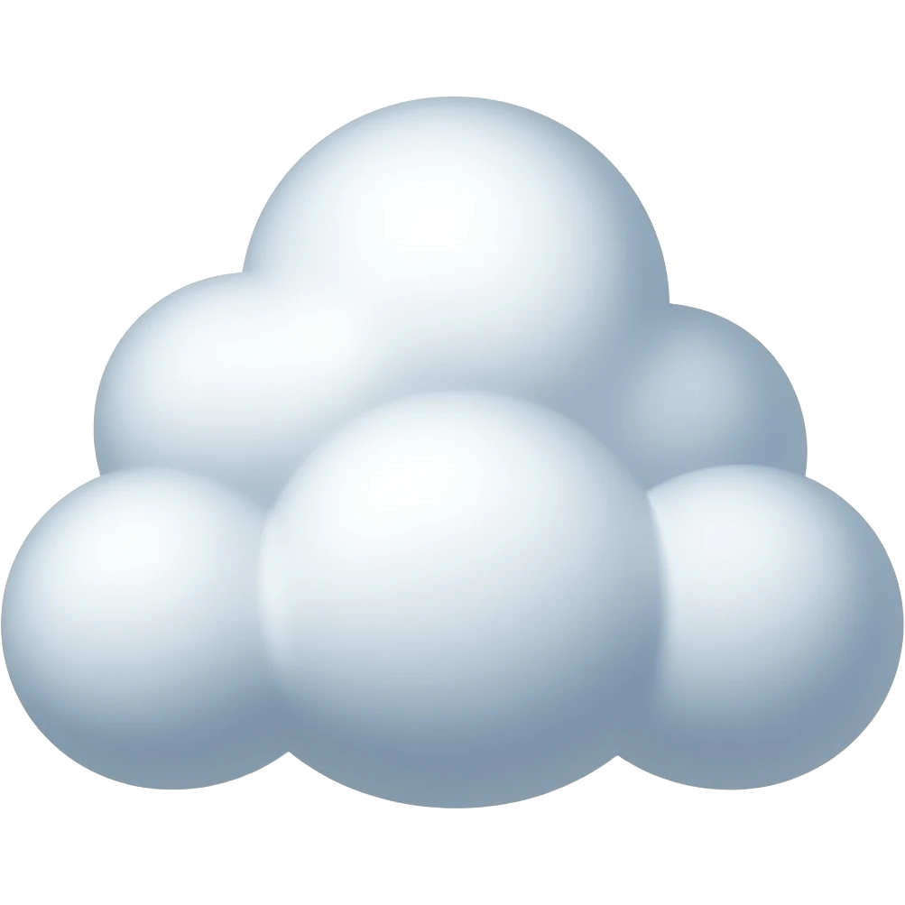 cloud that is huge emoji