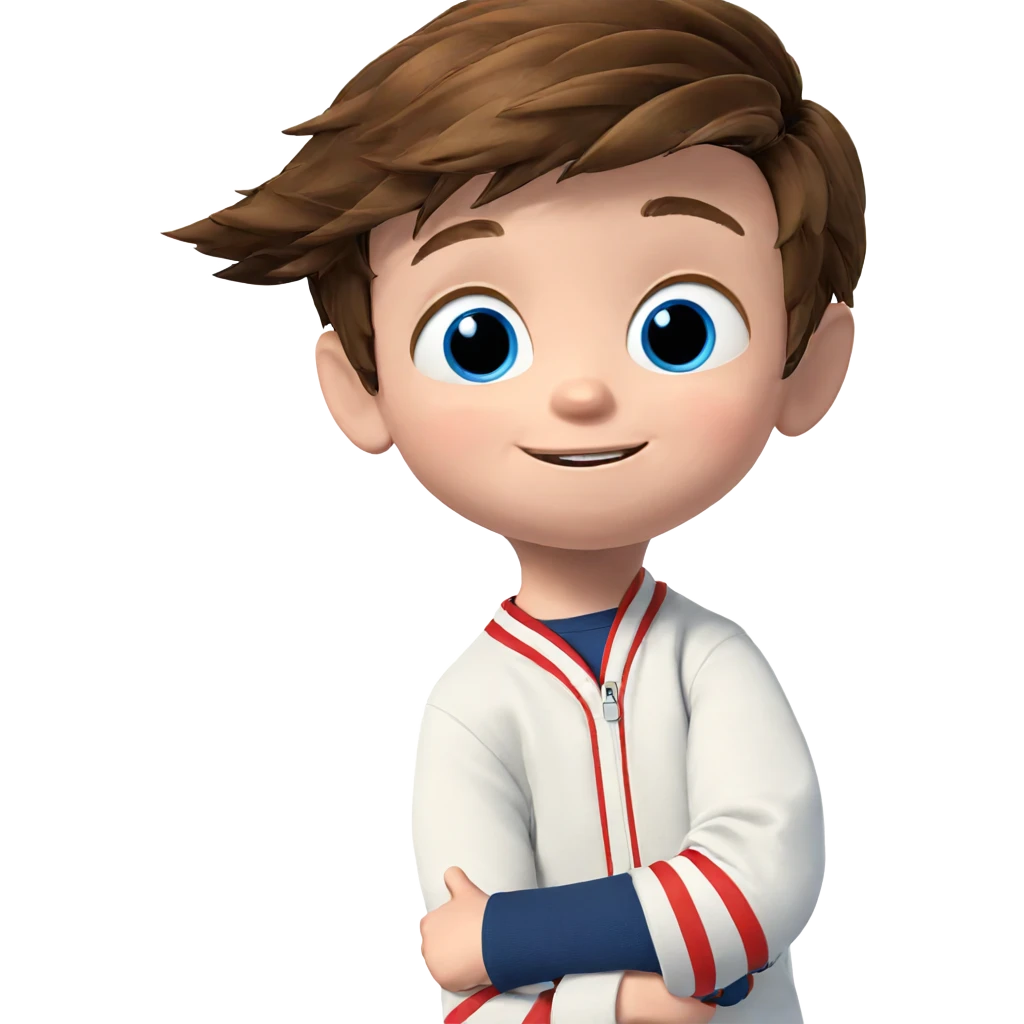 smiling boy with blue eyes emoji