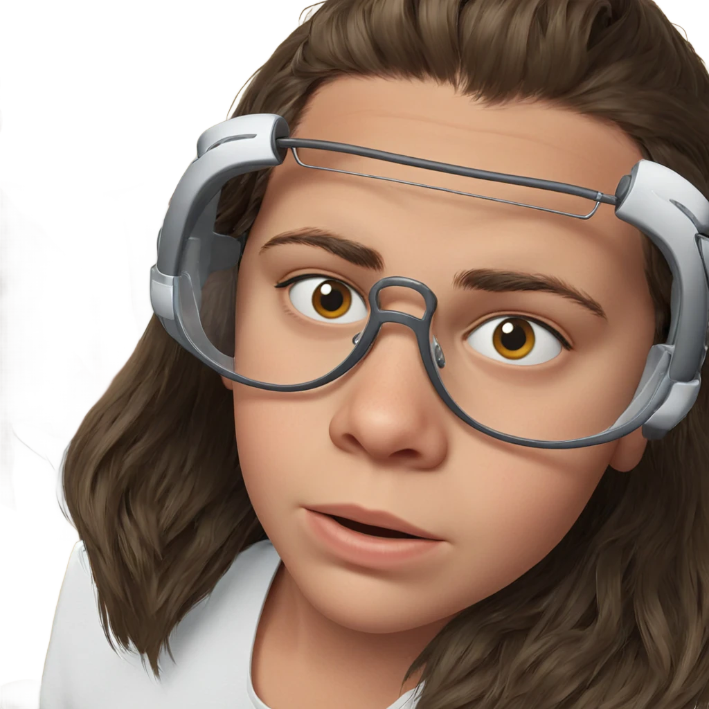 boy in glasses portrait emoji