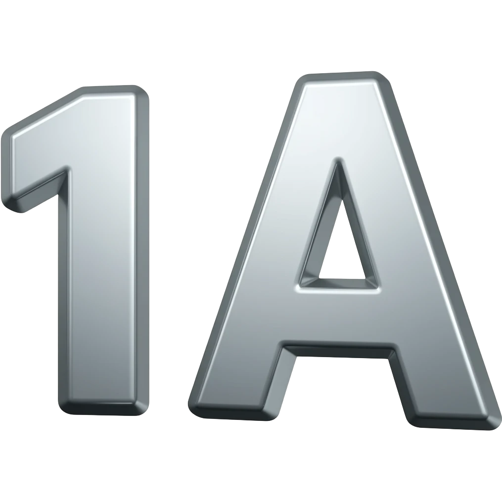 1 number alphabet emoji