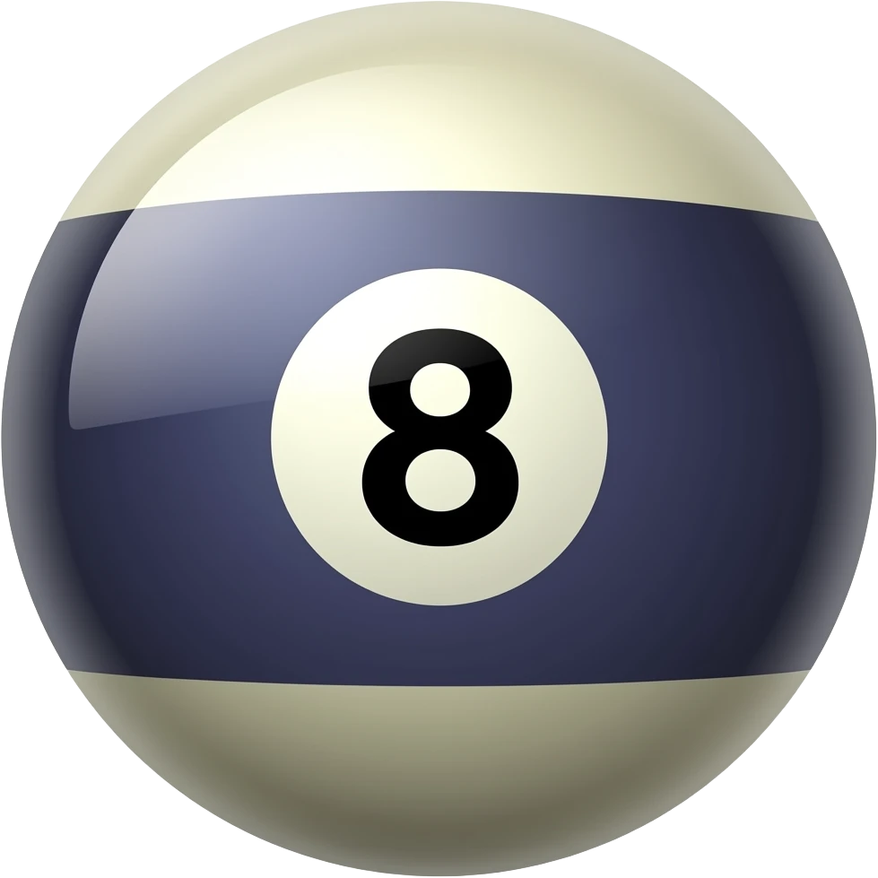 8 ball pool table emoji