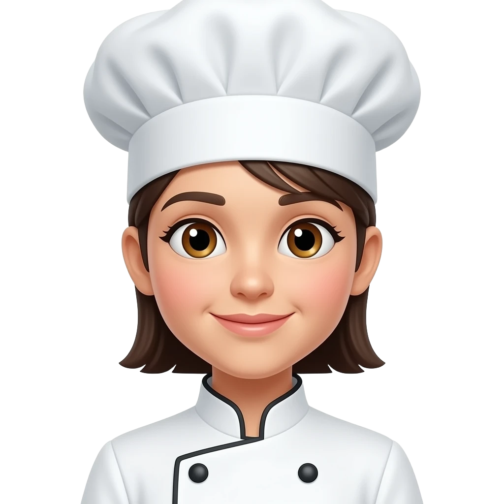 chef girl close up emoji