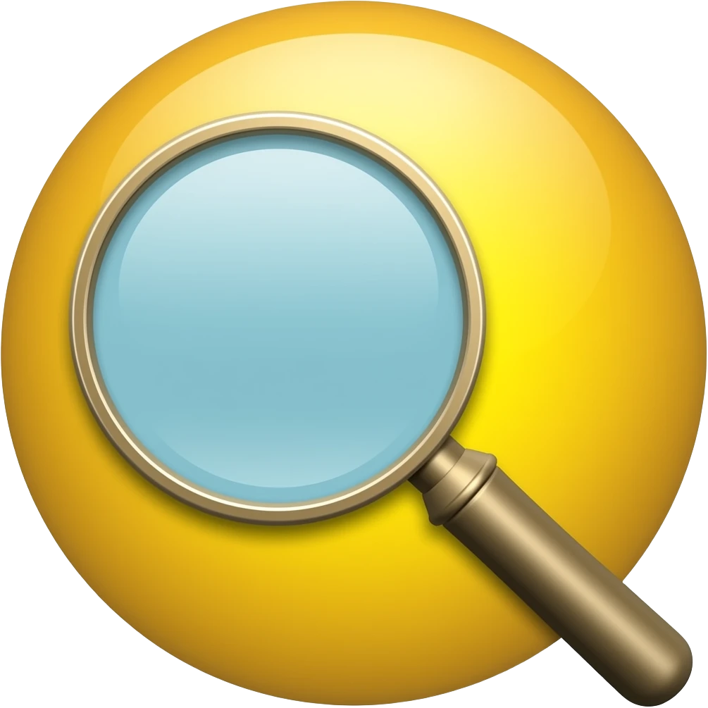 Yellow circle having a monocle emoji