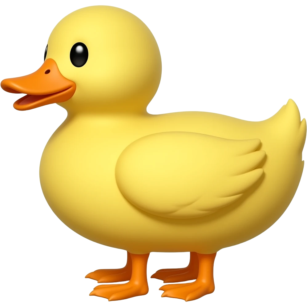 Dog Full Body and Yellow Duck Full Body emoji