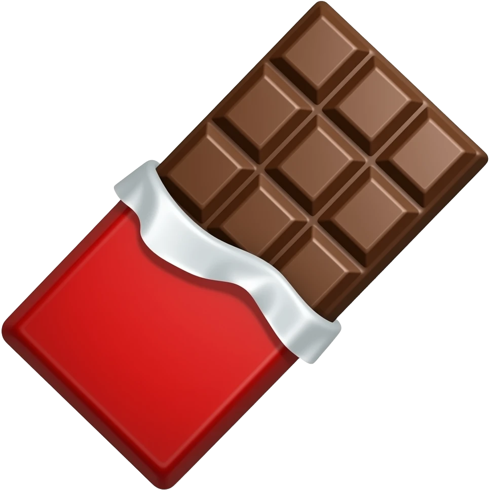 chocolate bar emoji