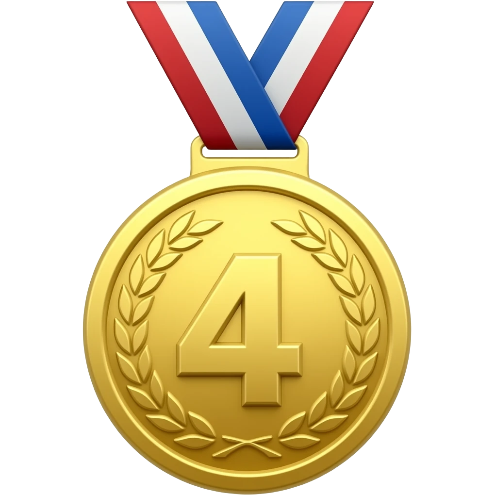 4th Place Medal emoji