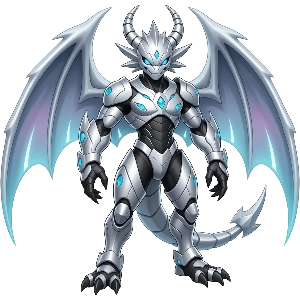 Cool Edgy Shiny Ethereal Monsterous Legendary Scizor-Deoxys-Digimon-Flygon-hybrid full body emoji