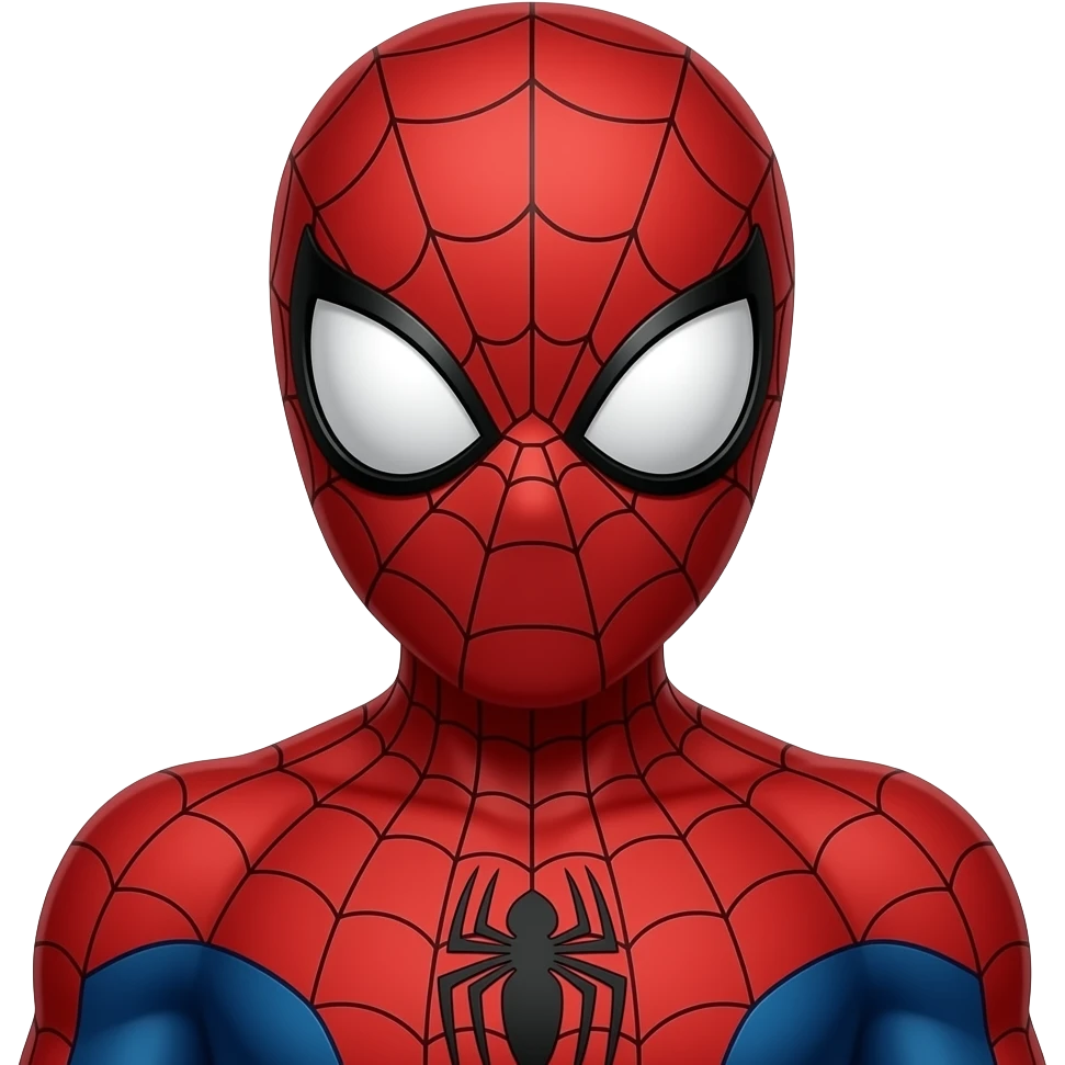 Spiderman red emoji