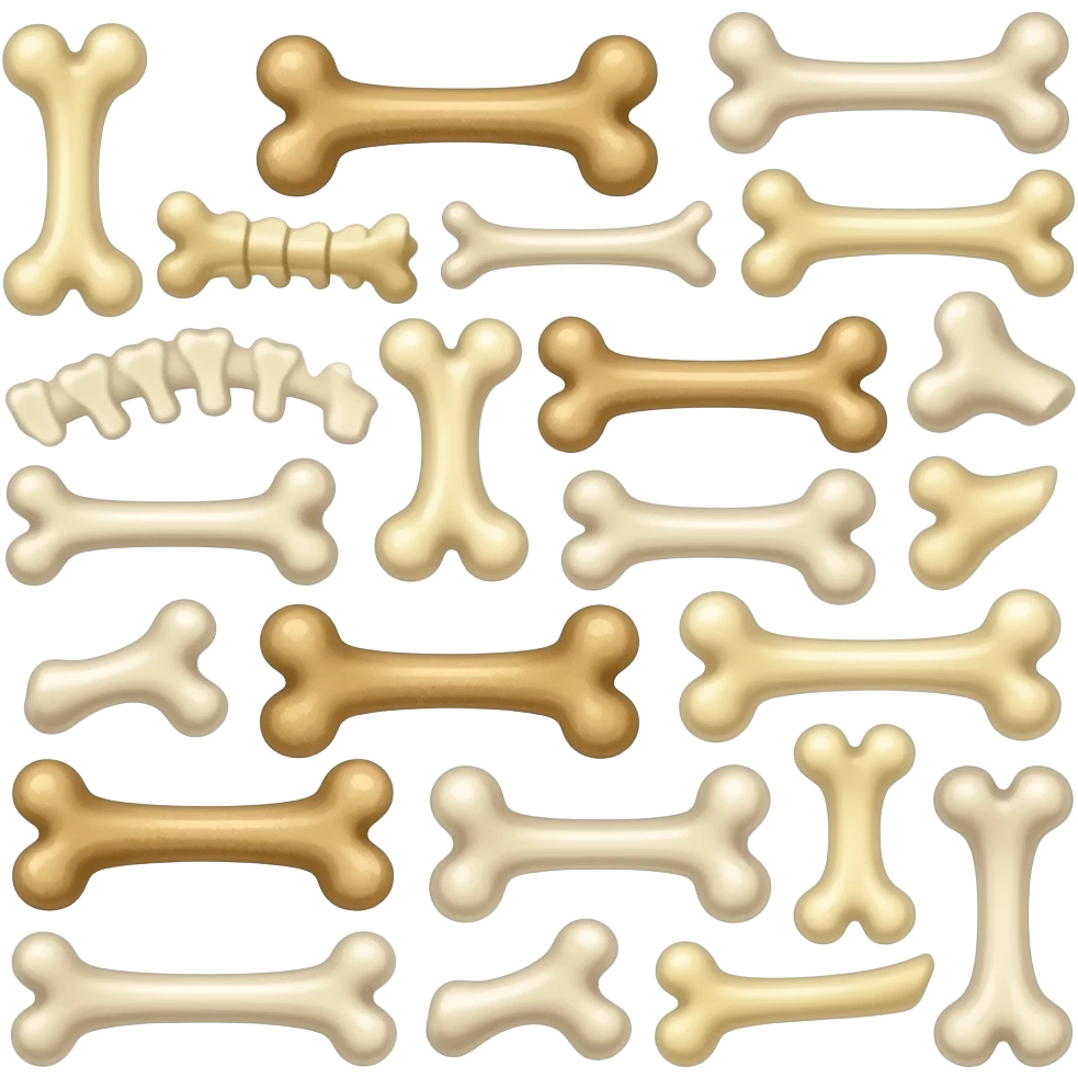 Muchos huesitos emoji