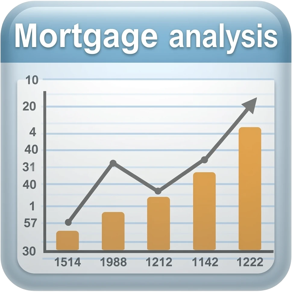a mortgage analysis emoji