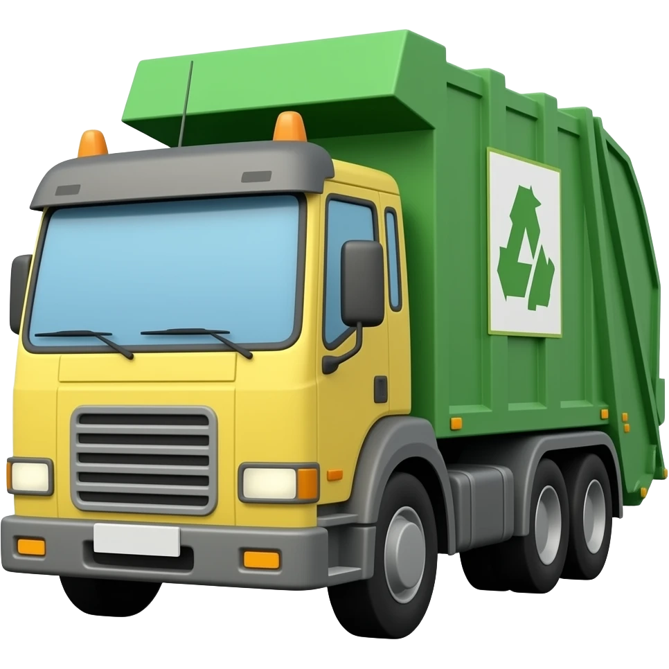 garbage truck emoji