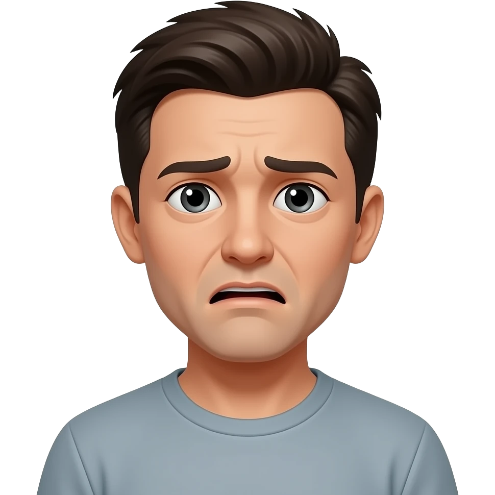 Emoji com cara de susto emoji