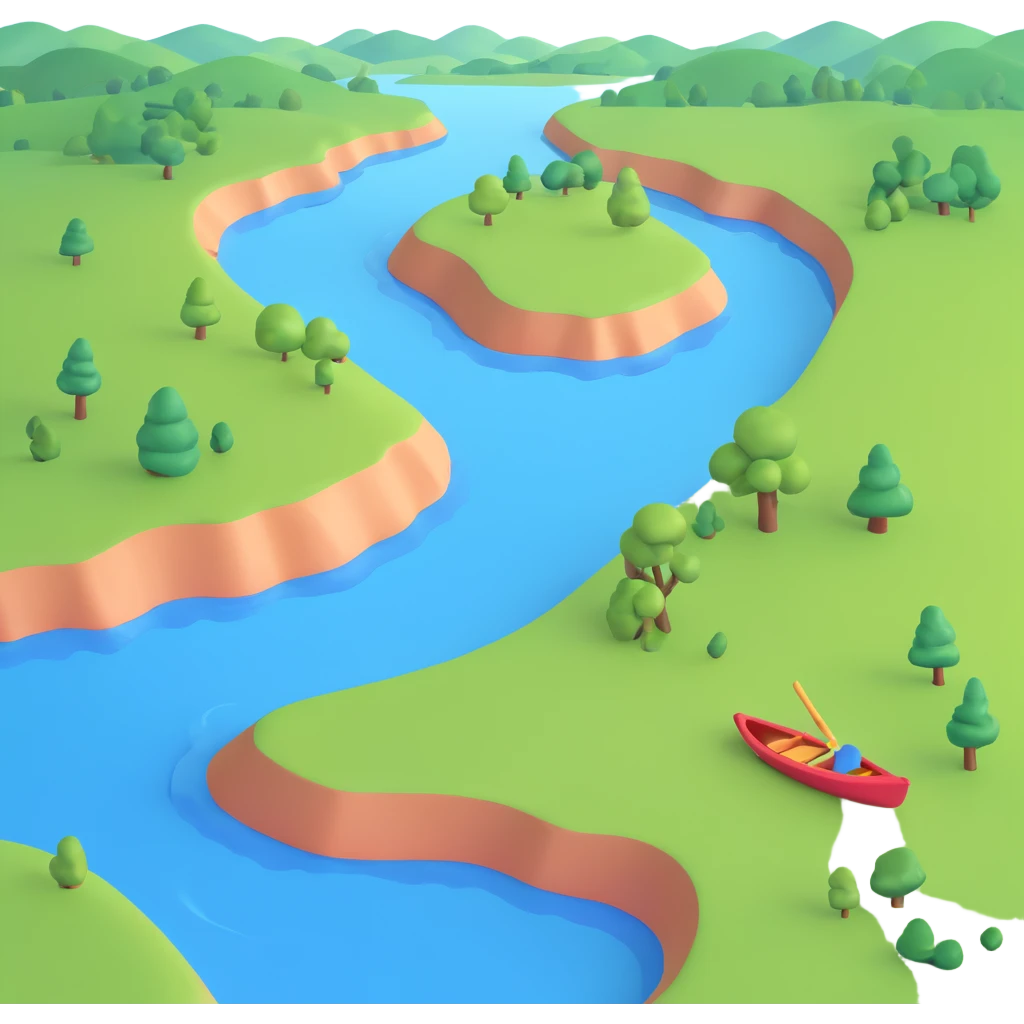 A river emoji