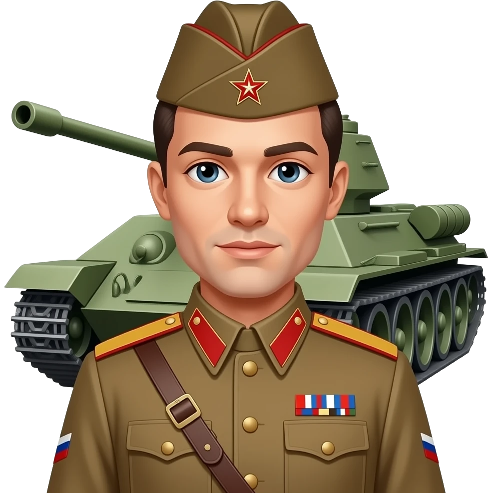 Soviet soldier of the Second World War emoji